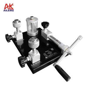 AILEIKE ALKT9801 Desktop Hydraulic Calibrator Pressure Gauge Verification Device Source Test Pump Instrument Pressure Measuring