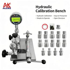 AILEIKE Hydraulic Calibration Bench ALK-T100+ALKC400HA1+ALKJ01 All-Stainless Steel Marine Calibration