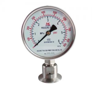 Hygienic diaphragm pressure gauge yb-100mc Hygienic diaphragm pressure gauge yb-100mc