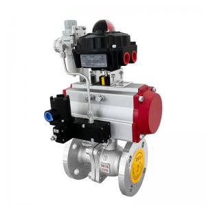 Pneumatic O-type ball valve ALKRQ5100 Pneumatic O-type ball valve ALKRQ5100