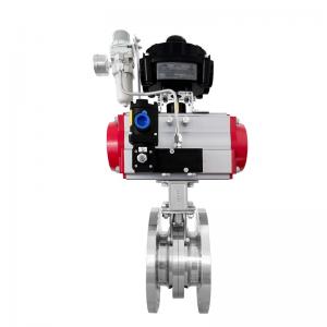 Sanitary pneumatic butterfly valve Sanitary pneumatic butterfly valve