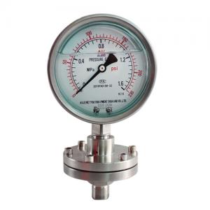 Stainless steel diaphragm shock proof pressure gauge y-100bfzml Stainless steel diaphragm shock proof pressure gauge y-100bfzml