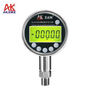 مقياس ضغط الهواء الرقمي عالي الدقة AILEIKE ALK400D 0.05٪ F.S علبة من الفولاذ المقاوم للصدأ أداة قياس الضغط القياسية