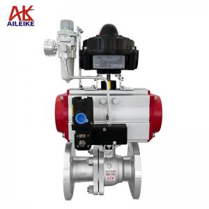Pneumatic hard seal ball valve