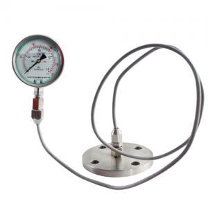 Stainless steel diaphragm shock proof pressure gauge y-100bfzrlmf