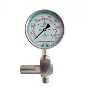 Stainless steel diaphragm shock proof pressure gauge yb-100fzgy