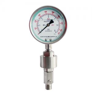Stainless steel diaphragm shock proof pressure gauge yb-100fzznmz
