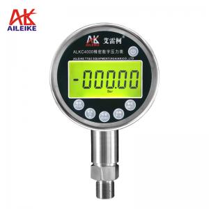 AILEIKE ALK400D Pengukur Tekanan Udara Digital Presisi Tinggi 0,05% F.S. Casing Baja Tahan Karat Alat Ukur Tekanan Standar