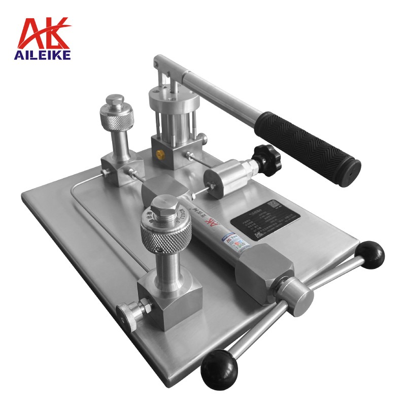 AILEIKE ALKT702 Stasiun Kalibrasi Tekanan Manual untuk Verifikasi Tekanan Vakum Positif/Negatif dan Alat Ukur Tekanan