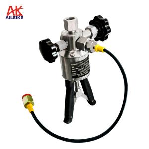 AILEIKE106SH Portable Manual Hydraulic Hand Pump Pneumatic for Test Pumps for Ship Use 0~10000psi Pressure Measuring Instrument