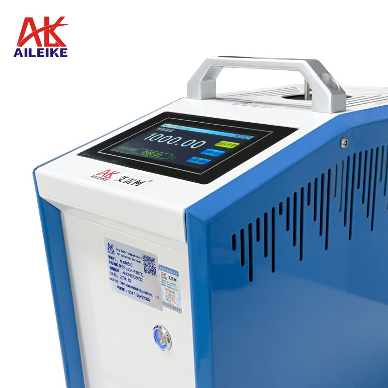 ALKW851C oven kalibrasi sumur kering untuk termokopel dengan pemanas suhu Pt100 dari 150~1200℃ dan layar LCD. Dukungan OEM dan ODM tersedia.