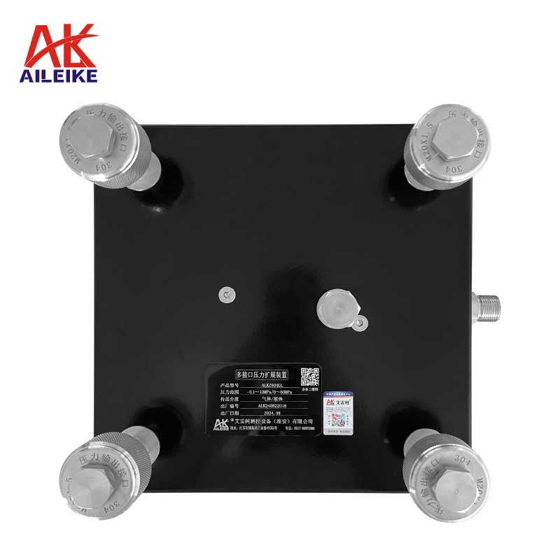 ALKZ904GL unit ekspansi tekanan multi-antarmuka Pneumatik, hidraulik, tekanan oli, tekanan air 4 output cepat