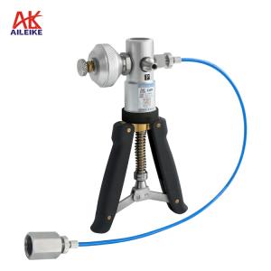 AILEIKE103SD -0.95~10bar Bomba de ar portátil Bomba manual Calibrador de pressão
